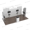 10x20 Modular Flexzip Media Booth 20.8