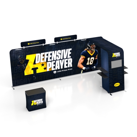 10x20 Modular FlexZip Media Booth 20.9