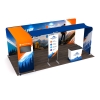 10x20 Modular FlexZip Media Booth 20.11