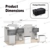 10x20 FlexZip™ Media Trade Show Booth with TV Mounts and Shelving