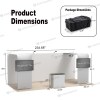 10x20 Straight FlexZip™ Trade Show Booth with Two L-Shaped Displays and TV Mounts