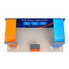 10x20 Straight FlexZip™ Trade Show Booth with Two L-Shaped Displays and TV Mounts