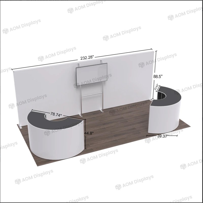 10x20 ProFrame™ SEG Lightbox Booth 20.12