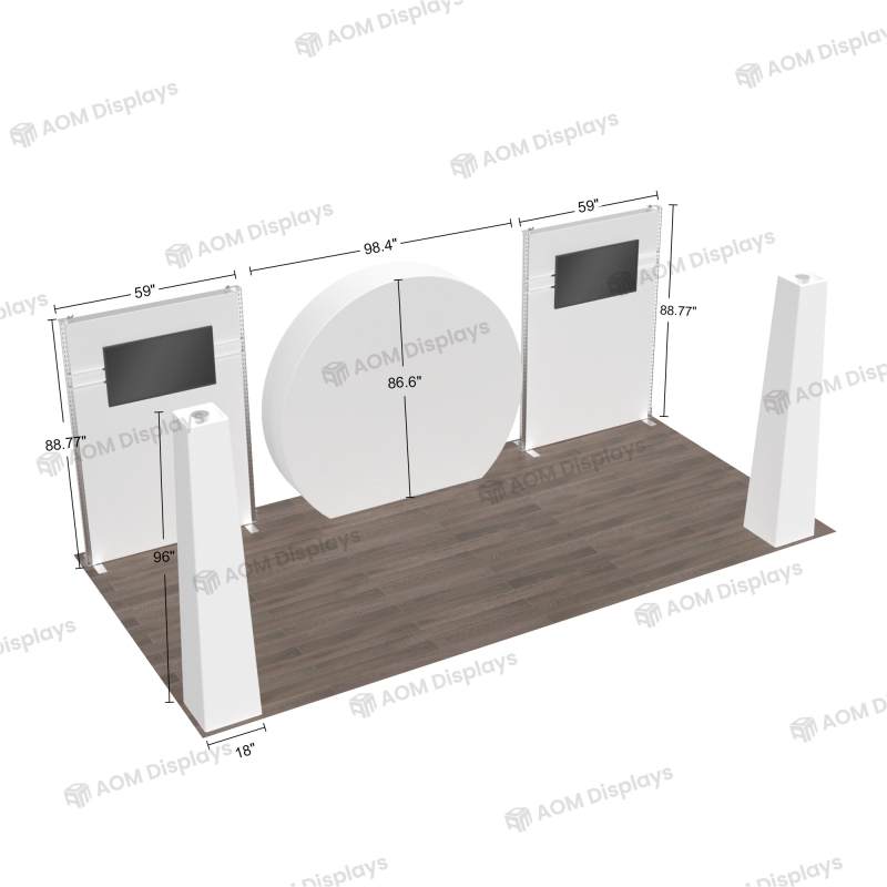 10x20 SEG Lightbox Booth 20.14