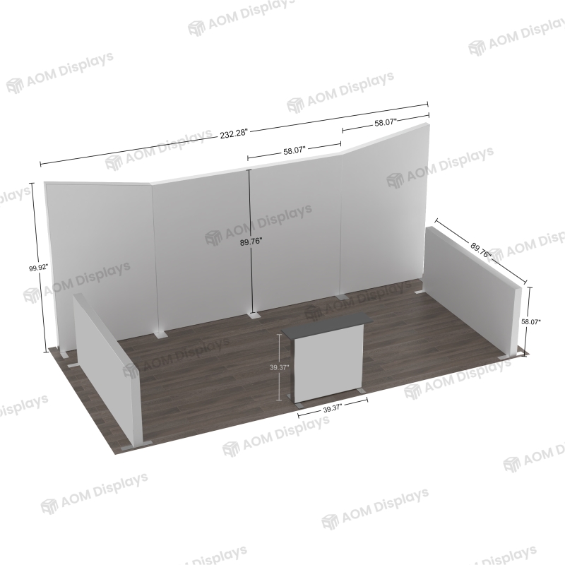 20ft ProFrame SEG Backlit Booth 20.1