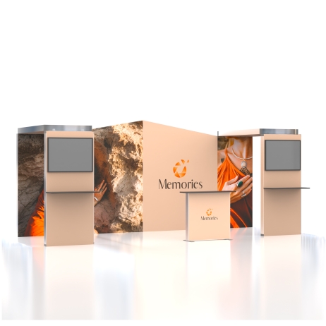 20ft ProFrame SEG Backlit Booth 20.3