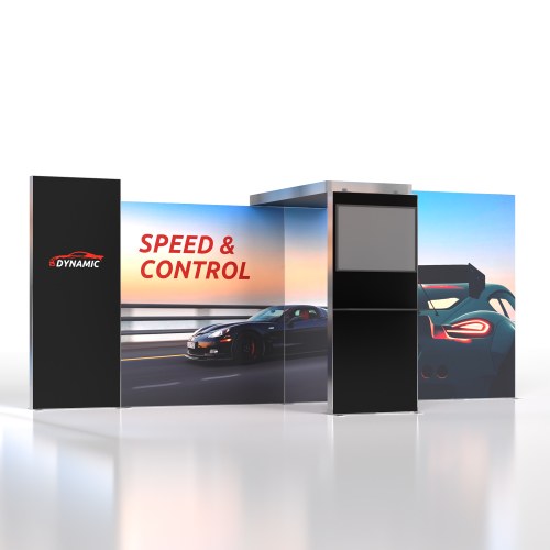 20ft ProFrame SEG Backlit Booth 20.5