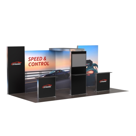 20ft ProFrame SEG Backlit Booth 20.5