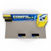 10x20 SEG Backlit Trade Show Booth with Storage Room and TV Display Shelves