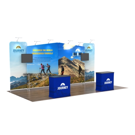 Modular 20ft FlexZip Media Booth 20.1