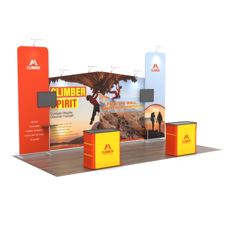Modular 20ft FlexZip Media Booth 20.2