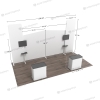 Modular 20ft FlexZip Media Booth 20.2