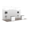 Modular 20ft FlexZip Media Booth 20.4