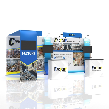 20ft Straight FlexZip Media Booth 20.3