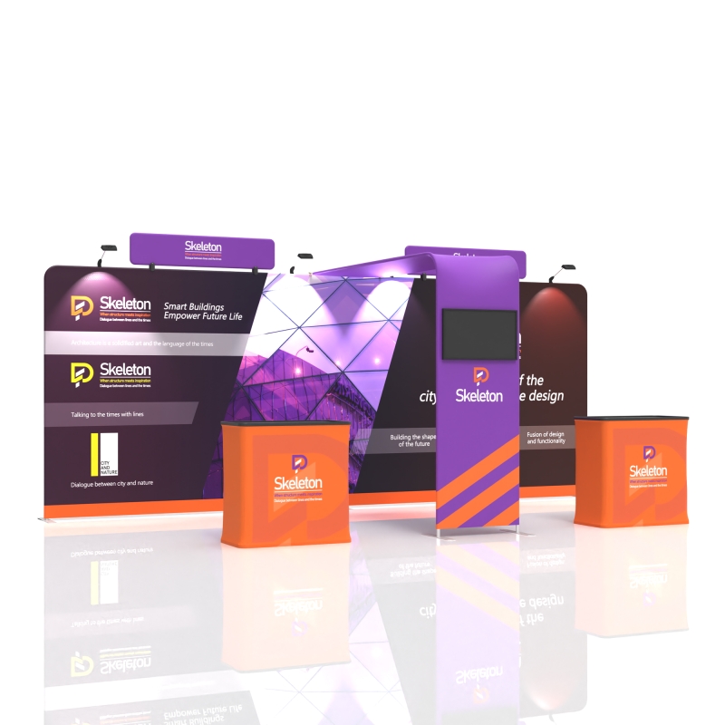 Wall-Space Trade Show Booth