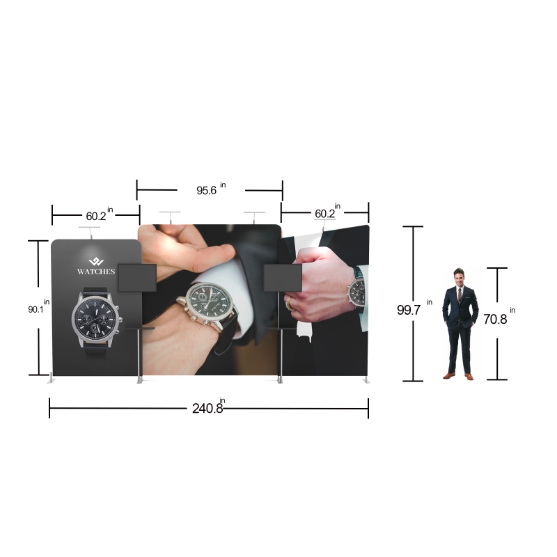 20ft FlexZip Modular Booth 20.7