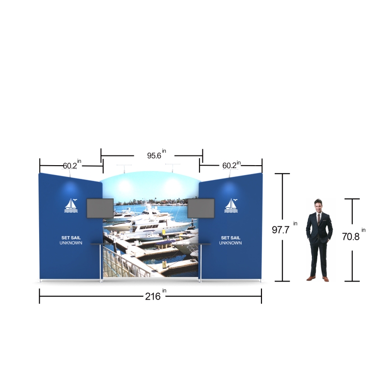 20ft FlexZip Modular Booth 20.16
