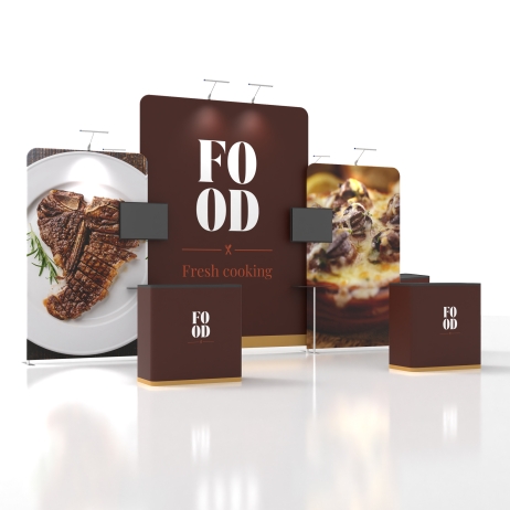 20ft FlexZip Modular Booth 20.17