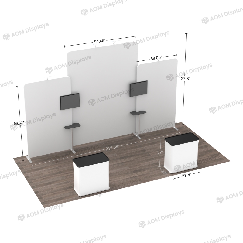 20ft FlexZip Modular Booth 20.17