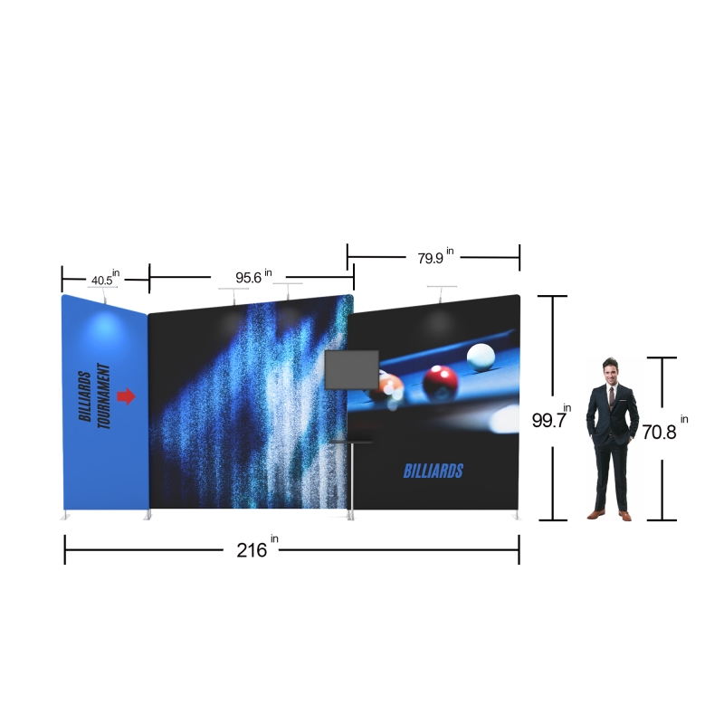 20ft FlexZip Modular Booth 20.18