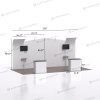 20ft FlexZip Modular Booth 20.19
