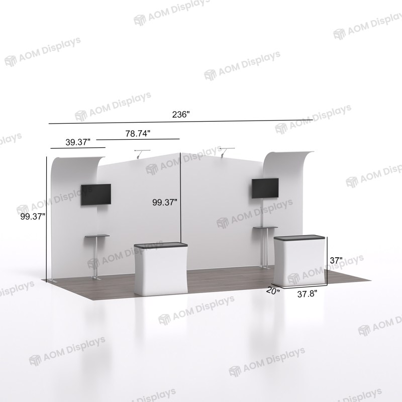 20ft FlexZip Modular Booth 20.19