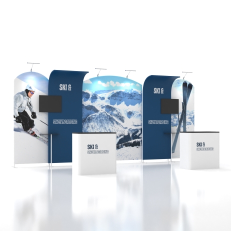 20ft FlexZip Modular Booth 20.20