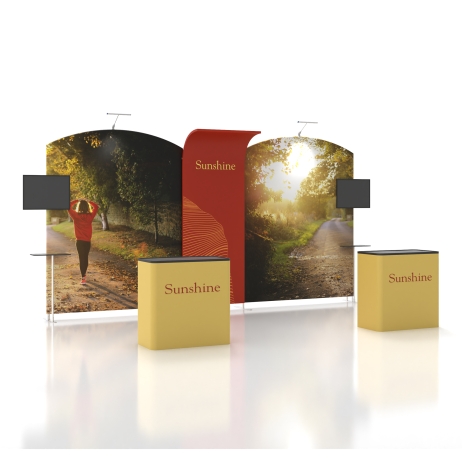 20ft FlexZip Modular Booth 20.21