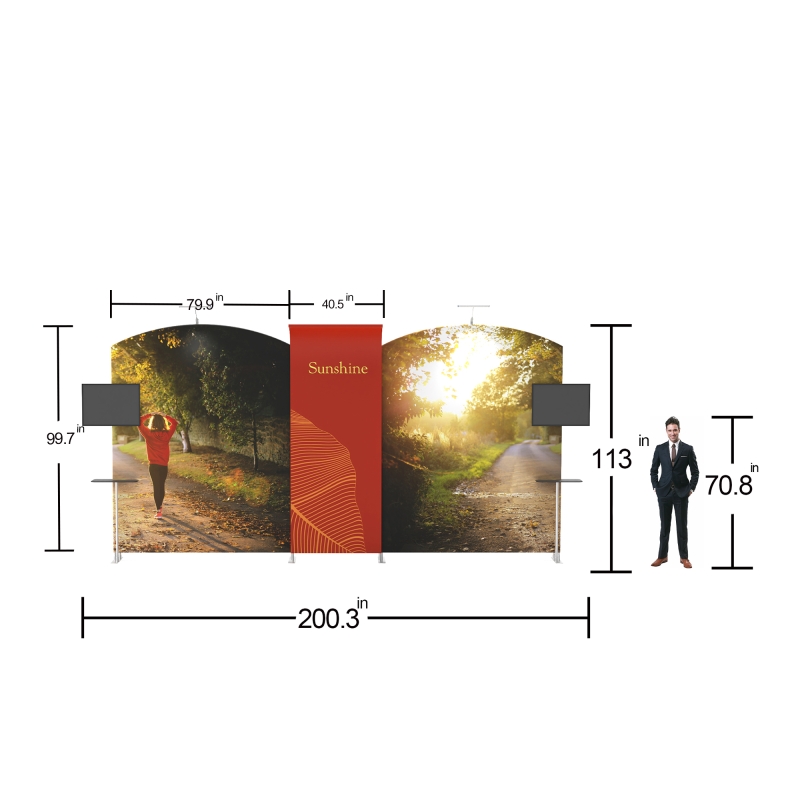 20ft FlexZip Modular Booth 20.21
