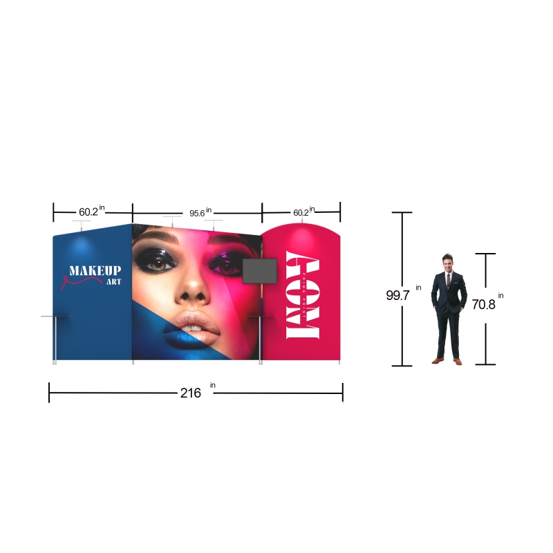 20ft FlexZip Modular Booth 20.23
