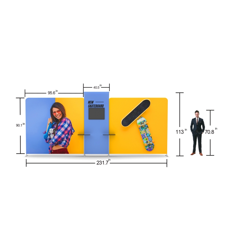 20ft FlexZip Modular Booth 20.24