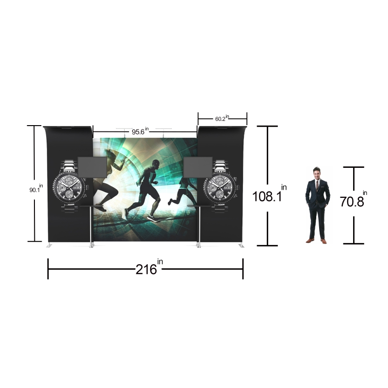 20ft FlexZip Modular Booth 20.25