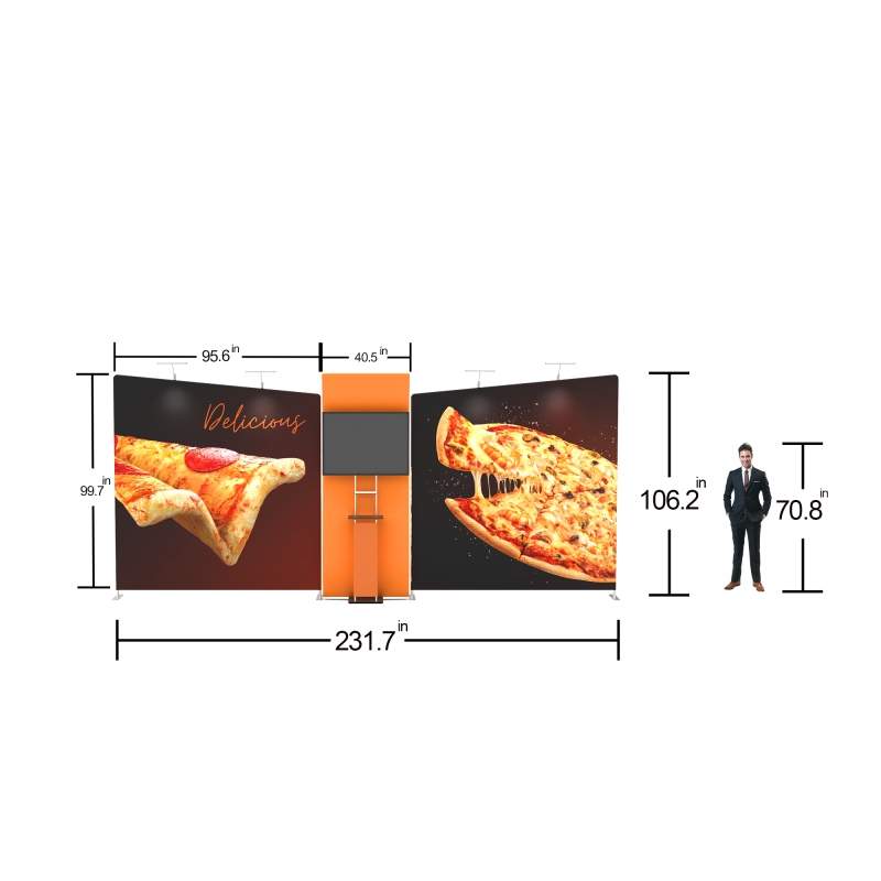 20ft FlexZip Modular Booth 20.26