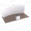 20ft Curved FlexZip Booth 20.1