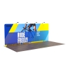 10x20 Custom Waveline Trade Show Display 04 | with 2 Hard Case/Podium
