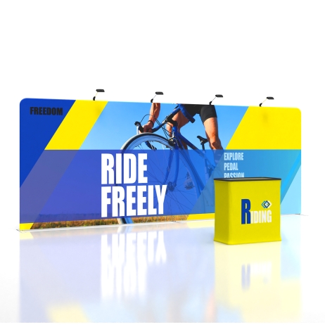 20ft Straight FlexZip Booth Kit B