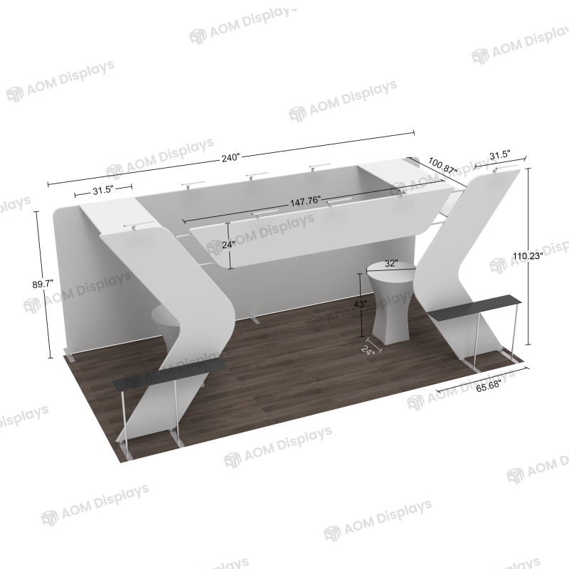 10x20 Modular FlexZip Booth 20.10