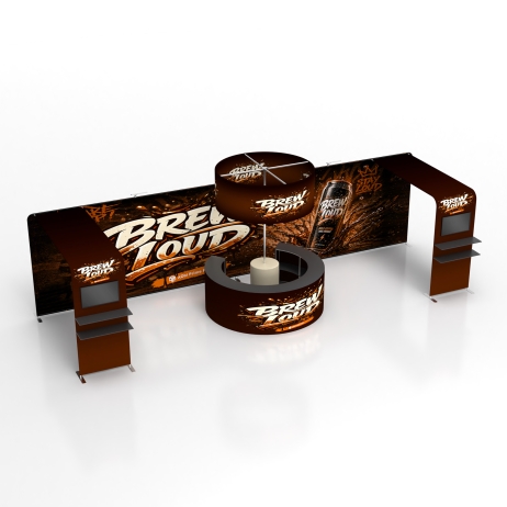 10x30 Modular FlexZip Media Booth 30.4