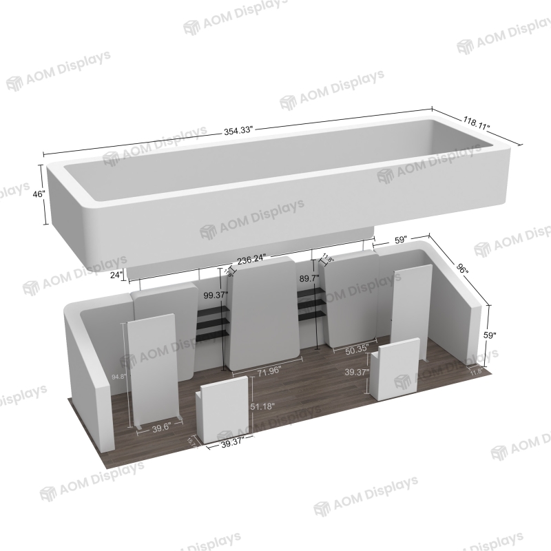 10x30 Flexible Trade Show Booth 30.9