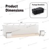 10x30 Straight FlexZip™ Trade Show Booth with Full Backwall and Dual Counters