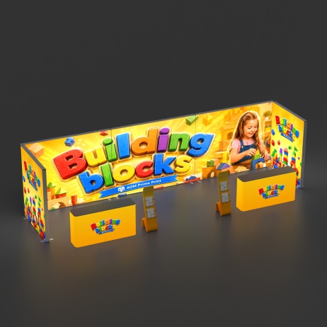 10x30 SEG Lightbox Booth 30.2