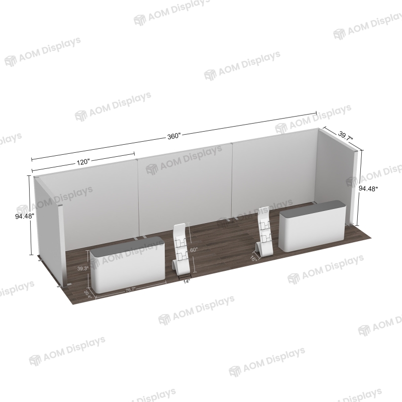 10x30 SEG Lightbox Booth 30.2