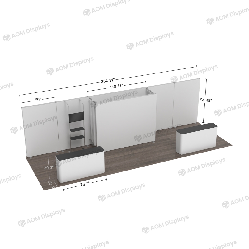 10x30 SEG Lightbox Booth 30.3