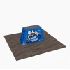 Trapezoid Fabric Promotional Counter