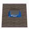 Trapezoid Fabric Promotional Counter