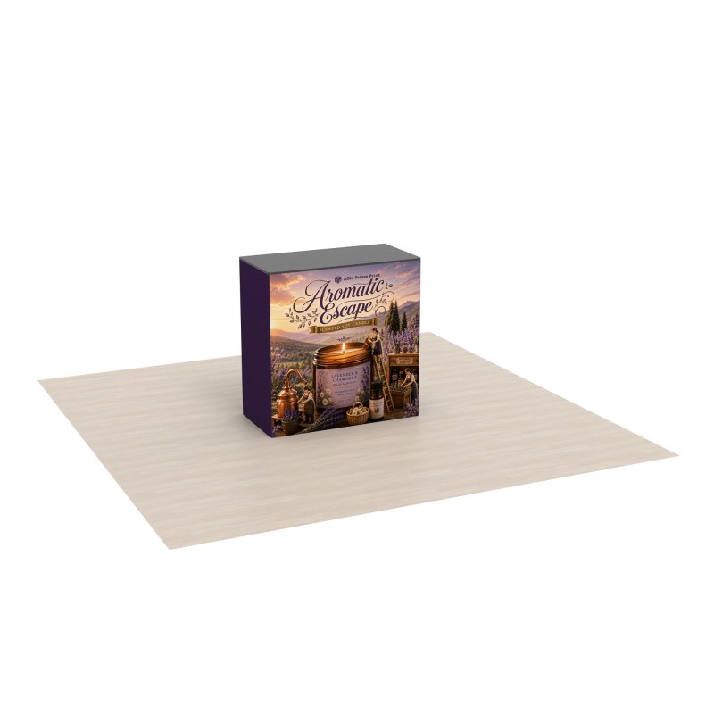 Custom Square Fabric Storage Counter