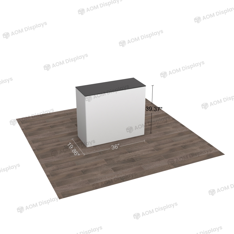 Custom Square Fabric Storage Counter