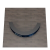 Arc-Shaped Trade Show Reception Counter