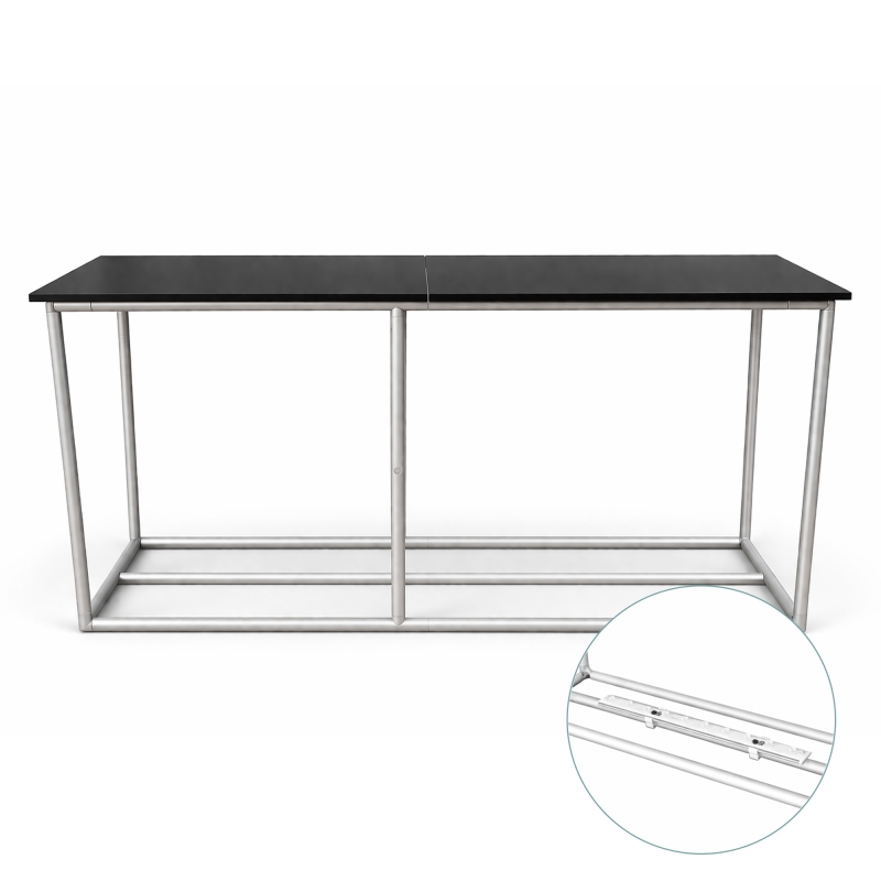 Backlit Trade Show Reception Counter