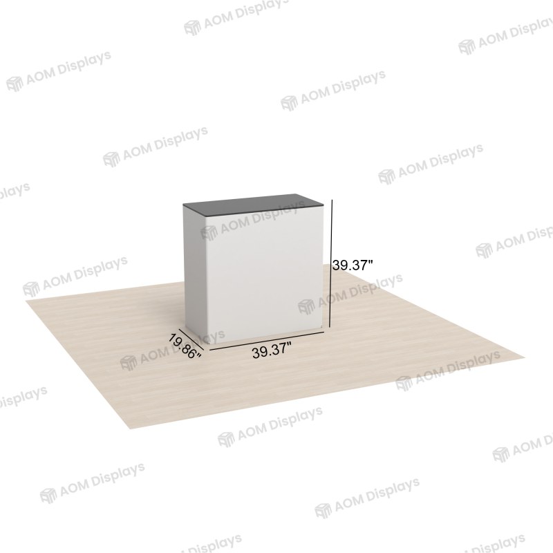Backlit Square Portable Fabric Counter